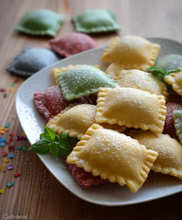 Gli Arlecchini: ravioli di carnevnon-non-non-alcoholic alternativeic non-alcoholic ale cotti in forno