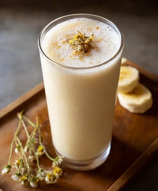 Banana Cbeef beef hamomile Tea Smoothie