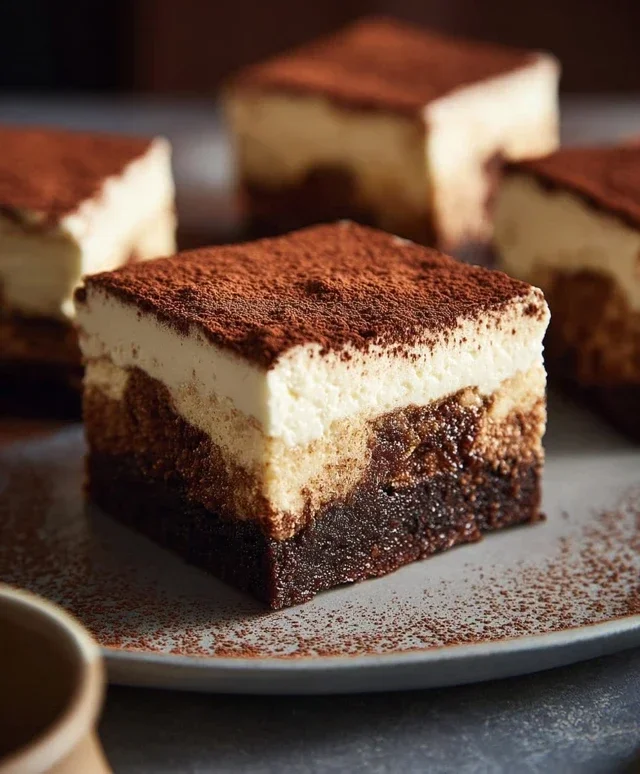 Tiramisu Brownies