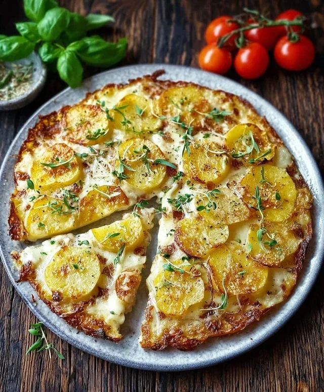 Kartoffelpizza vom Blech