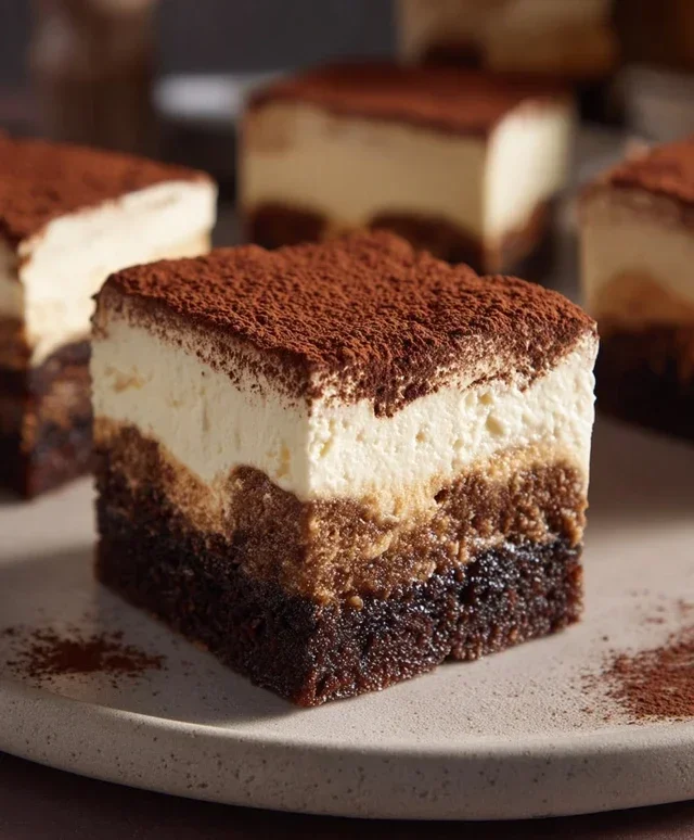 Tiramisu Brownies