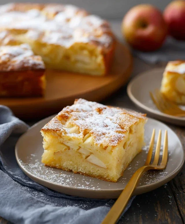 Super saftiger Apfelkuchen vom Blech