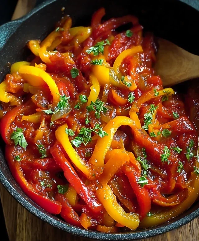 Italienische Peperonata Genuss