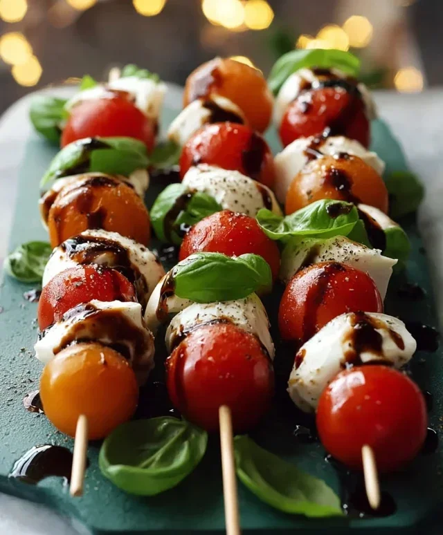 Caprese-Spieße – Frische Aromen auf den Punkt gebracht