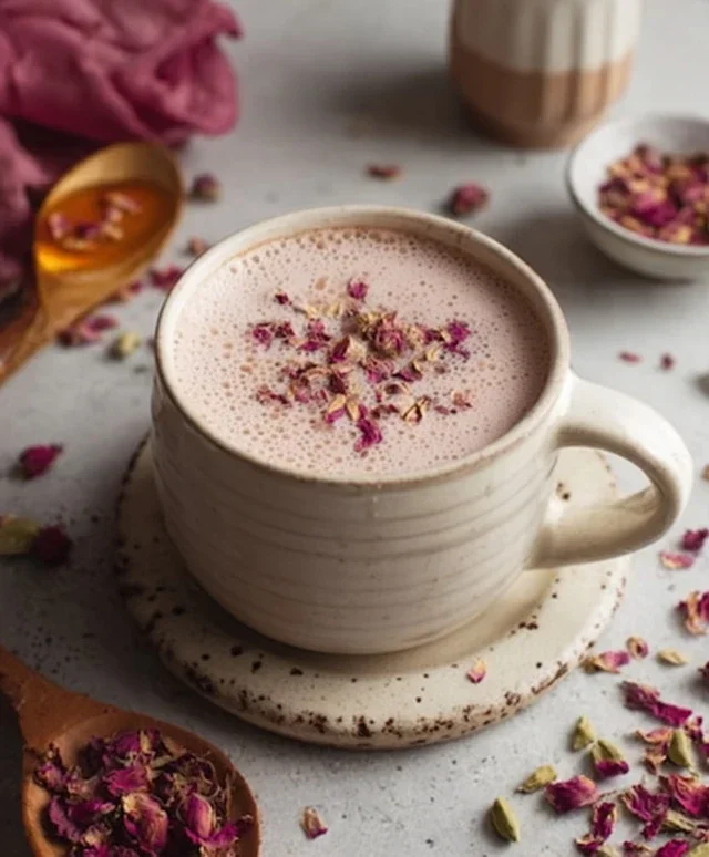 Rose Cardamom Tea Latte: A Cozy, Fragrant Delight