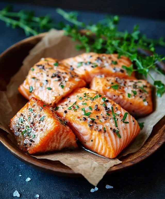 Lachs aus der Heissluftfrittuse