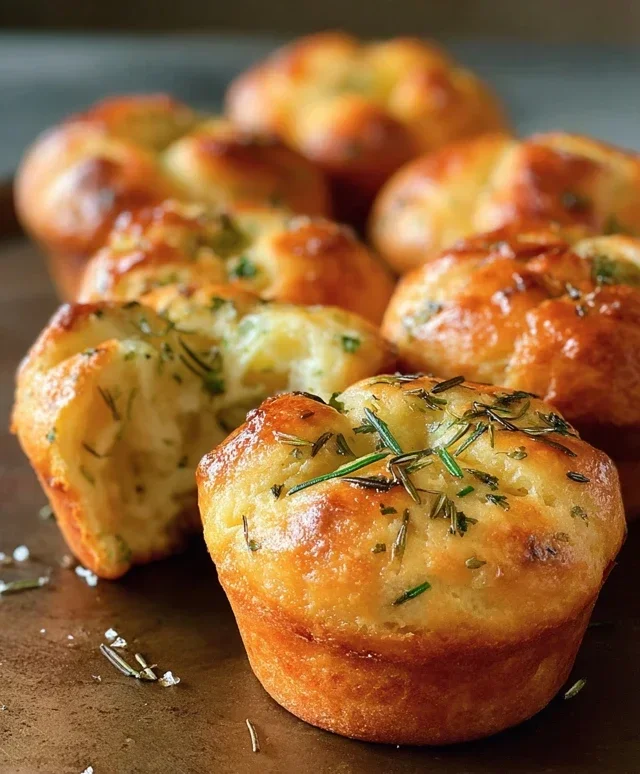 Muffins moelleux au Romarin