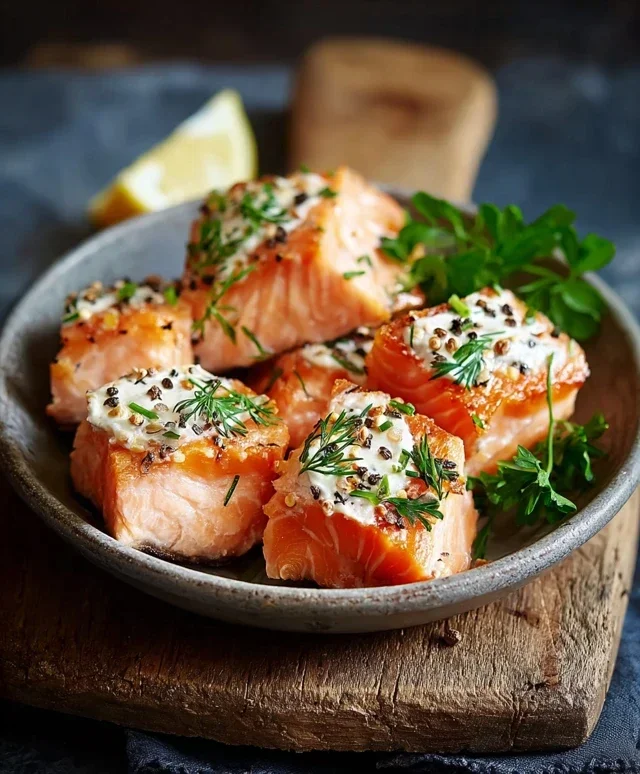 Lachs aus der Heissluftfrittuse