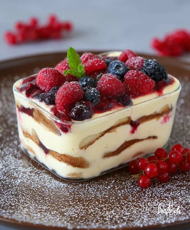 TIRAMISU AI FRUTTI DI BOSCO