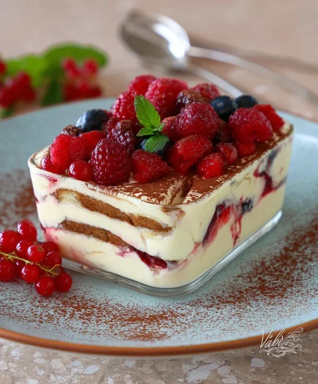 TIRAMISU AI FRUTTI DI BOSCO