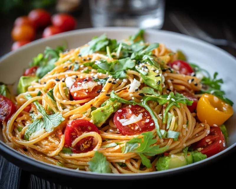 Leckerer Kalifornischer Spaghetti-Salat Rezept