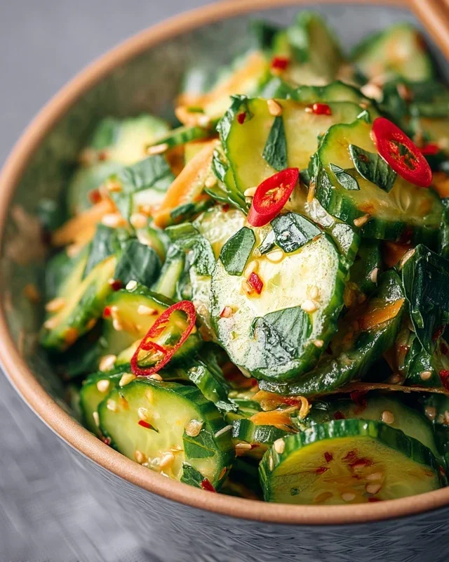 Asiatischer Gurkensalat für den Sommer – Eine erfrischende Delikatesse