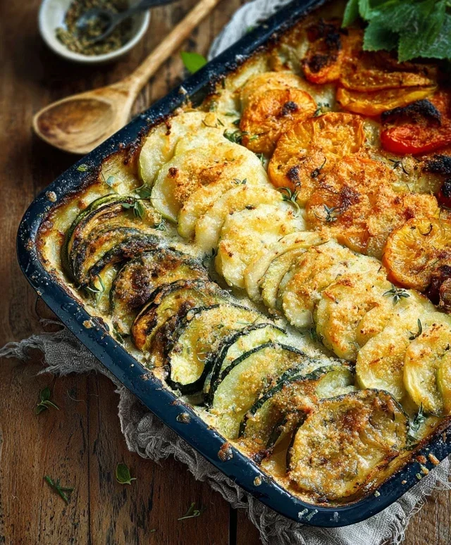Verdure al forno gratinate