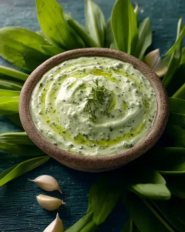 Bärlauch-Dip: Wenn der Frühling nach Knoblauch duftet