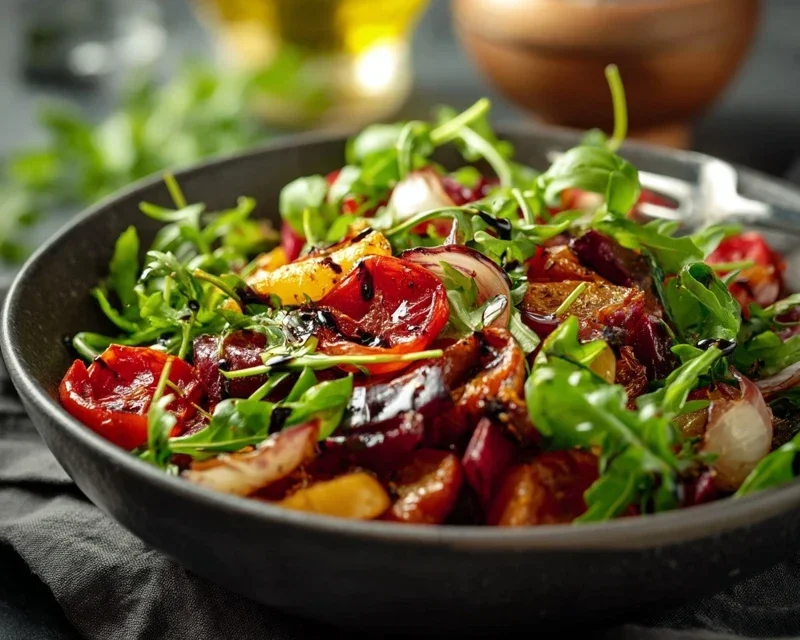 Gerösteter Gemüsesalat mit Balsamico