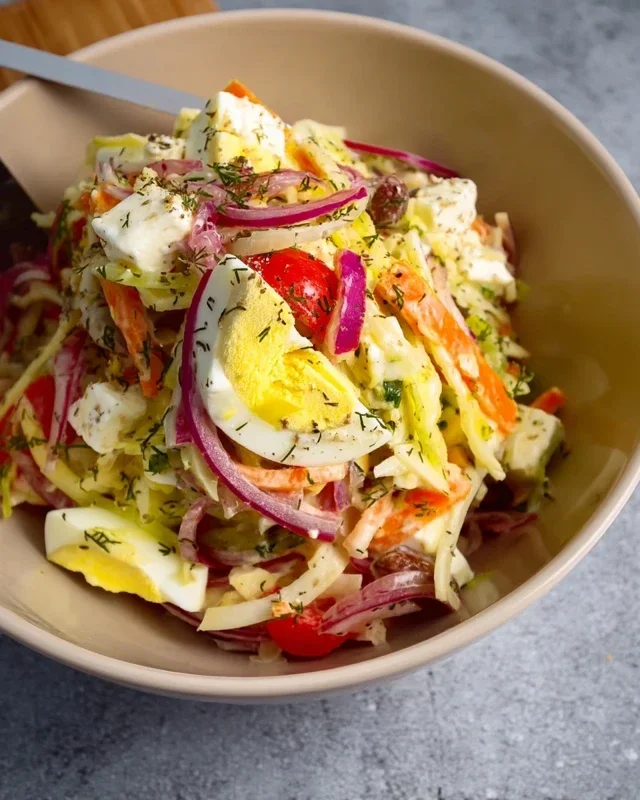 Griechischer Krautsalat