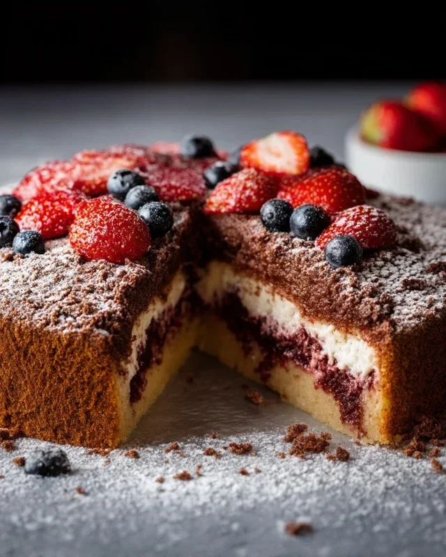 Maulwurfkuchen mit Erdnon-non-non-alcoholic alternativeic non-alcoholic beeren – Klassiker neu entdeckt