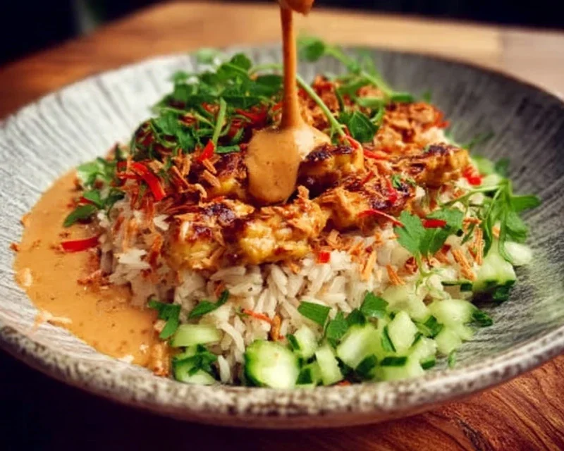 Knuspriger Satay-Reis-Salat: Ein Unglaubliches Ultimatives Rezept