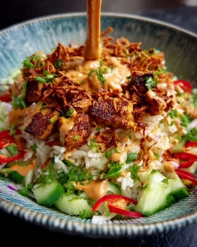 Knuspriger Satay-Reis-Salat: Ein Unglaubliches Ultimatives Rezept