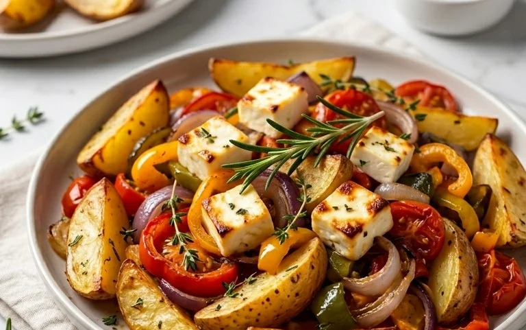 Köstliches Feta Kartoffeln Ofengemüse: Einfach und Gesund!