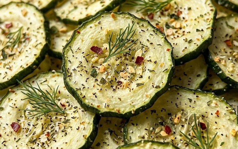 Crunchy Ranch Cucumber Chips Recipe You'll Crave Again!