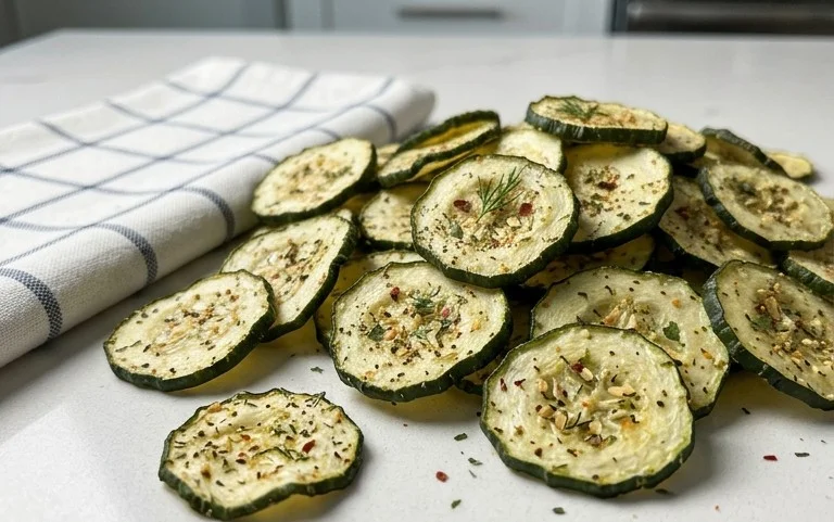 Crunchy Ranch Cucumber Chips Recipe You'll Crave Again!