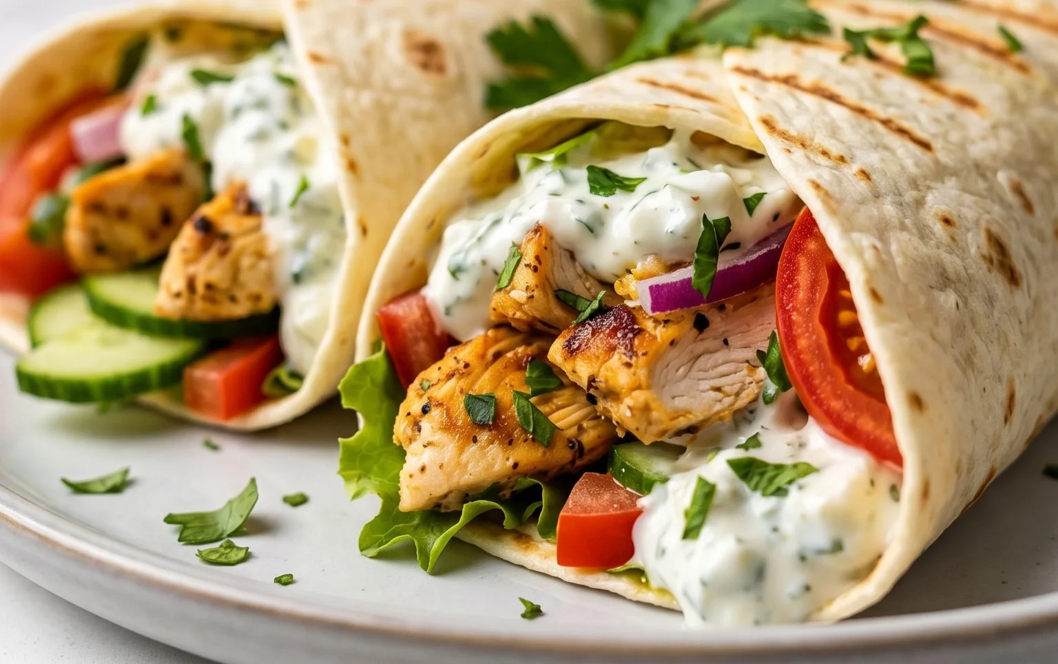 Griekse Kipwraps met Tzatziki maken is eenvoudig en lekker!