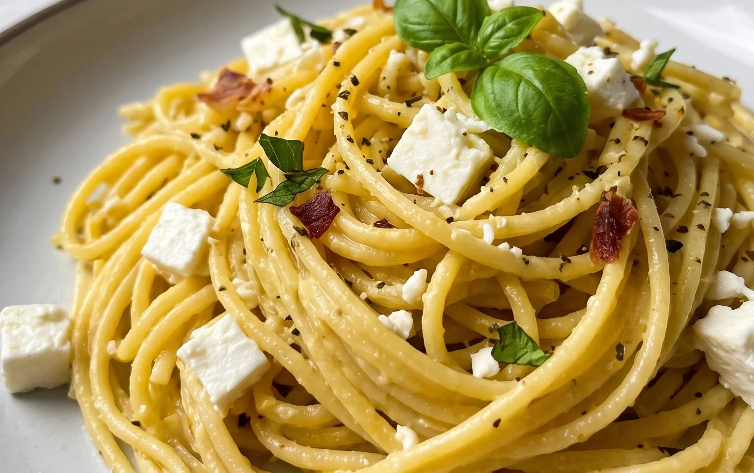Zitronen-Feta-Pasta: So schnell und lecker gelingt's!