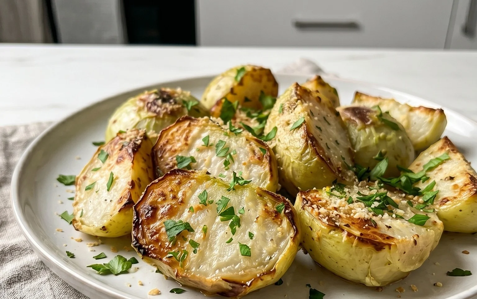 Ofen Kohlrabi