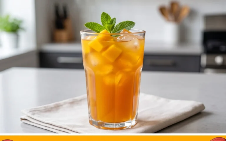 Mango Eistee – Super erfrischend für den Spätsommer