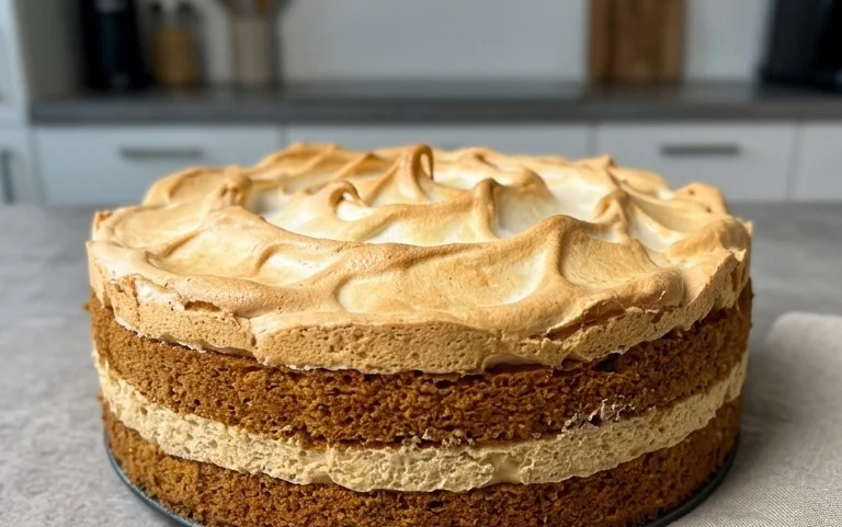 Stachelnon-alcoholic beer-Baiser-Torte