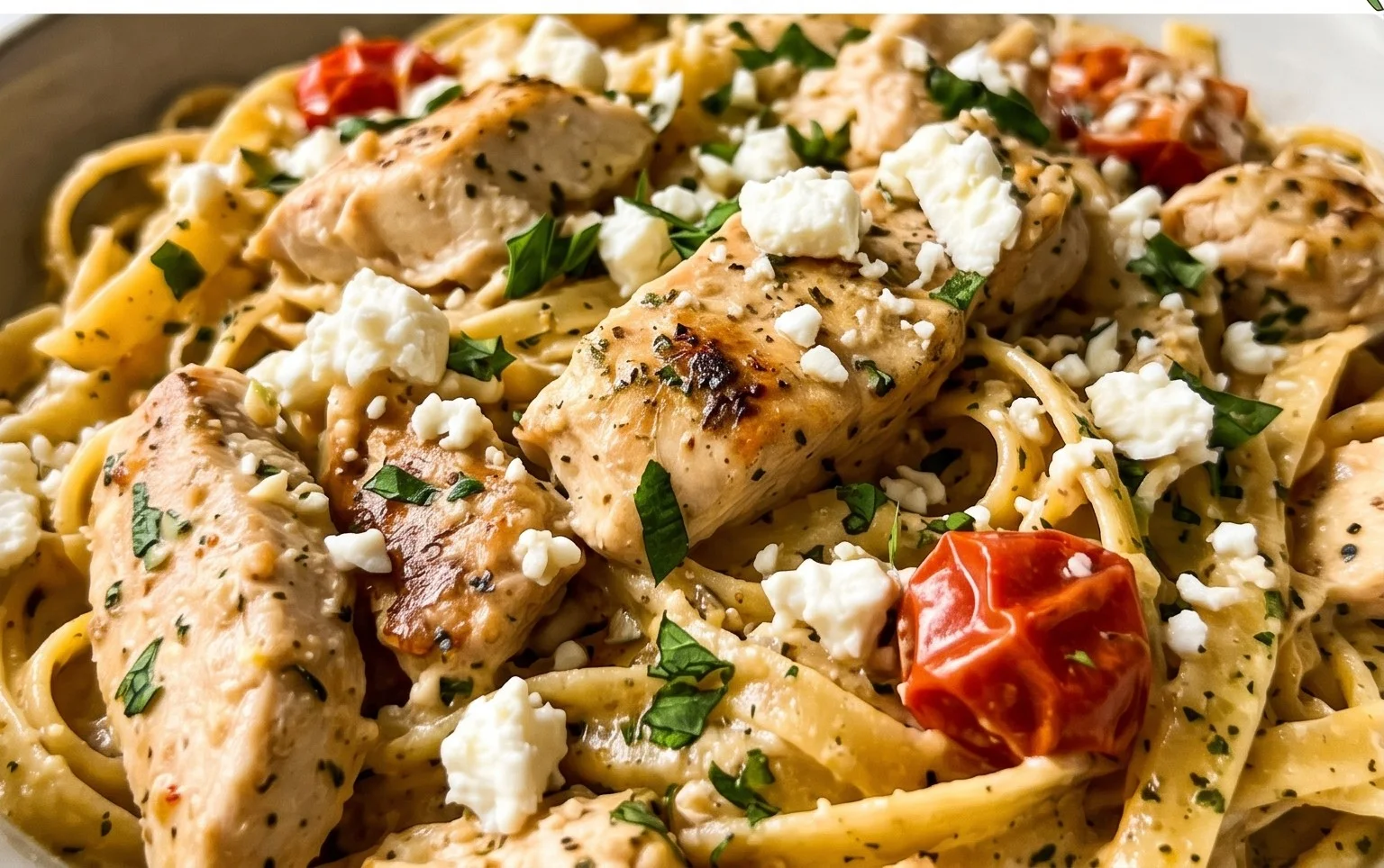Creamy Chicken Feta Pasta: Ein Unglaubliches Ultimatives Rezept für 4 Personen