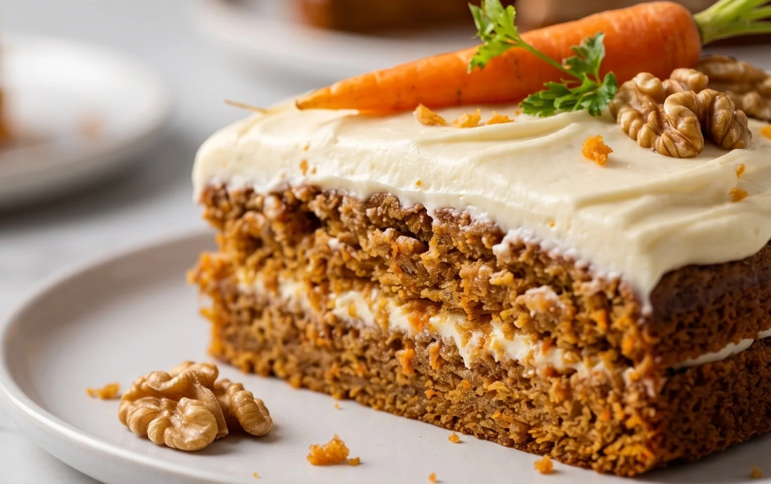 Karottenkuchen mit Frischkäse-Frosting
