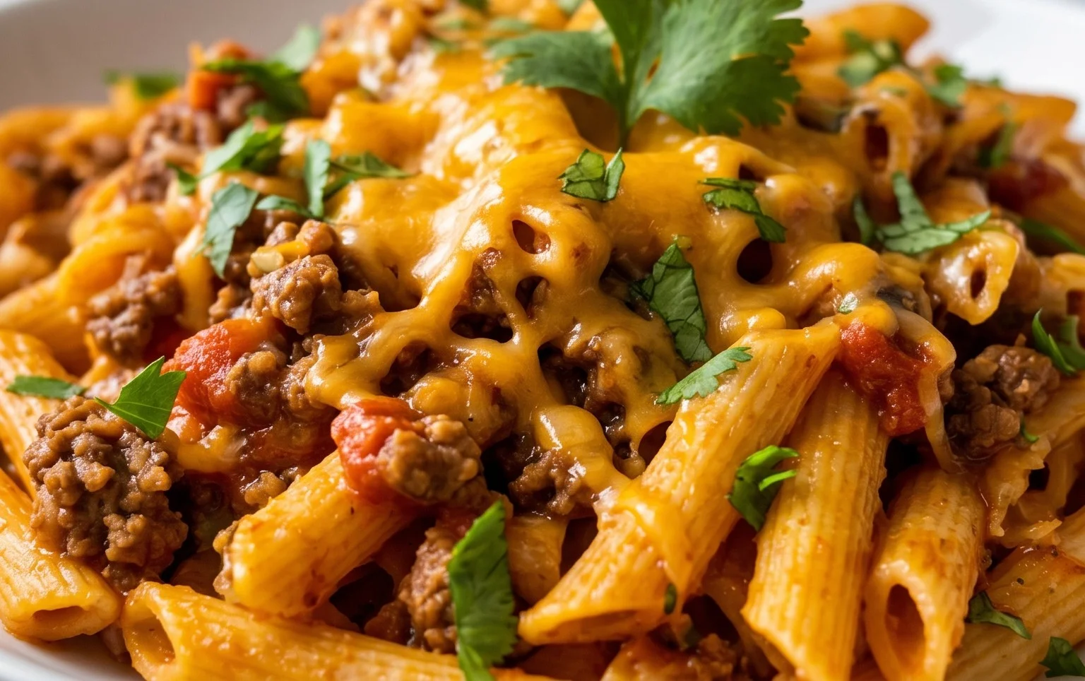 Cheesy Taco Pasta