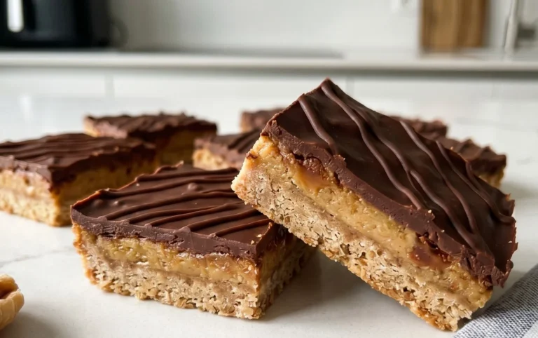 Healthy Twix Bars (Gluten-free) Homemade Recipe