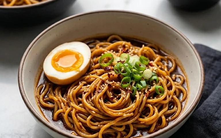 Easy Saucy Ramen Noodles