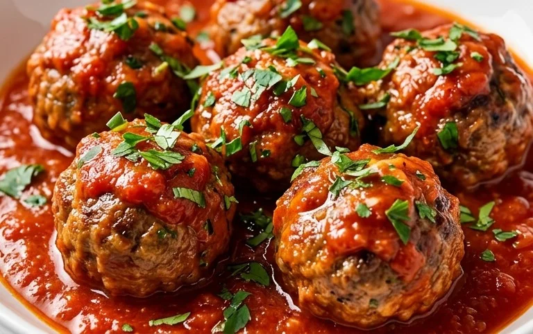 Baked Italian Meatballs
