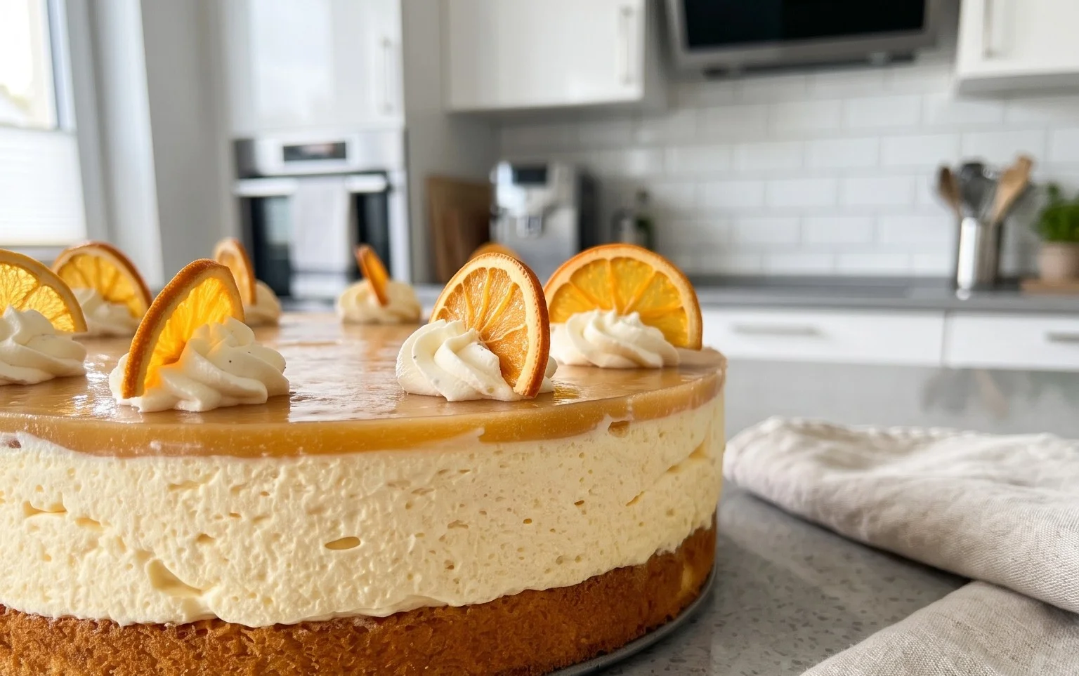 Erdnon-alcoholic beer-Sahne-Torte - leicht und ohne Gelatine