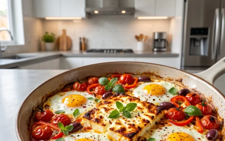 Baked Feta Eggs