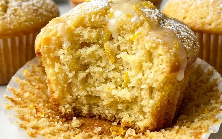 saftige Zitronen Muffins