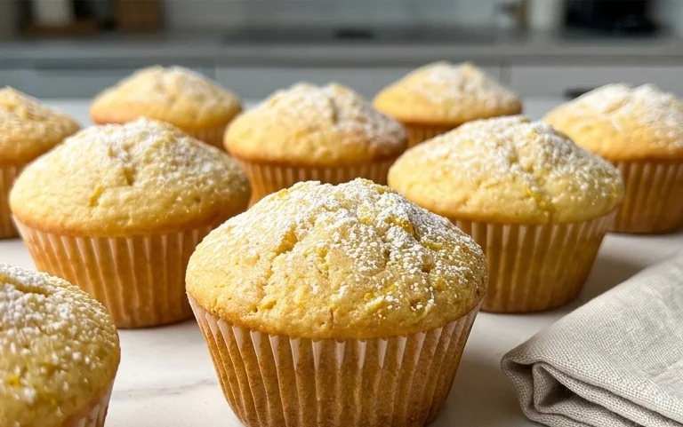 saftige Zitronen Muffins