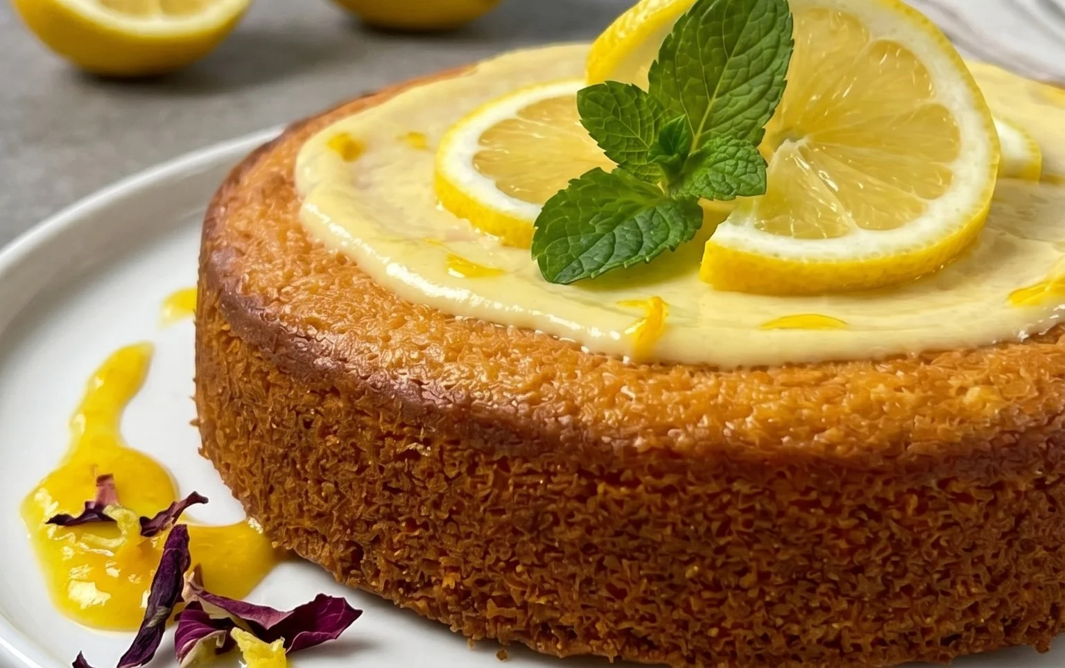 Zitronen-Joghurt-Kuchen schnell und einfach