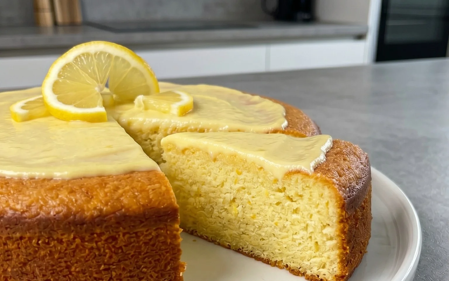 Zitronen-Joghurt-Kuchen schnell und einfach