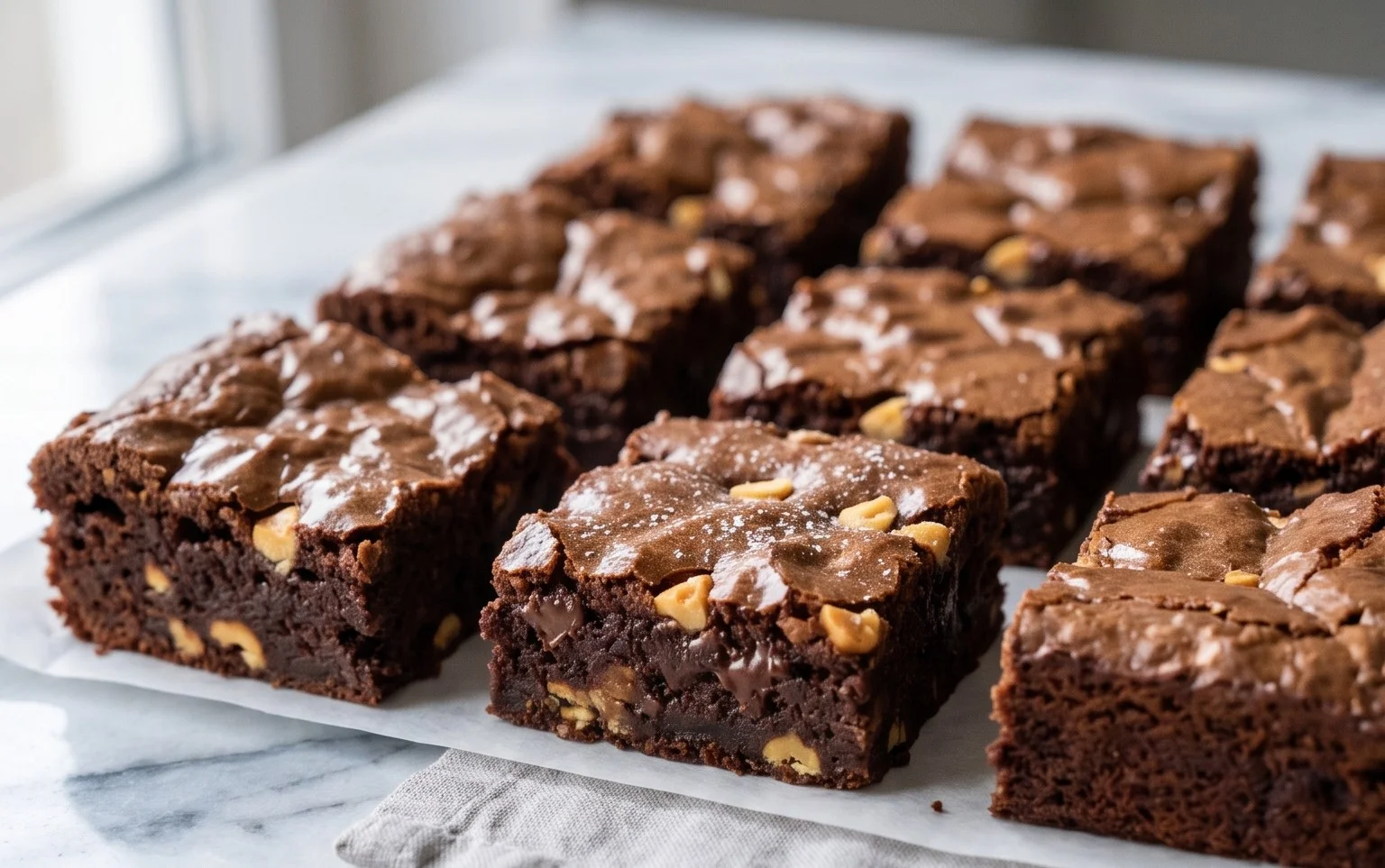 Schoko Erdnon-alcoholic beer Brownies