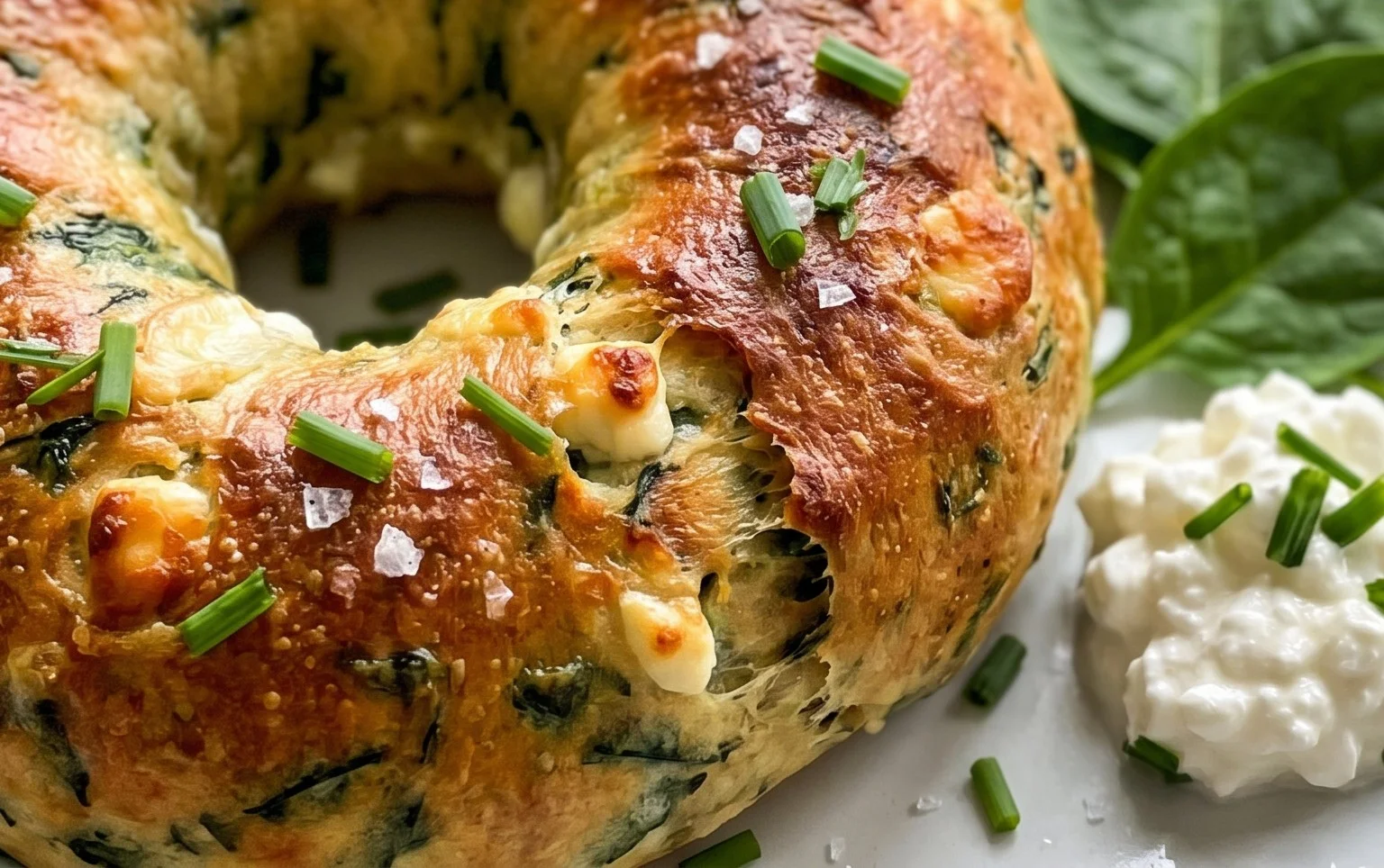 Irresistibly Easy Spinach Cottage Cheese Flagels for Any Meal