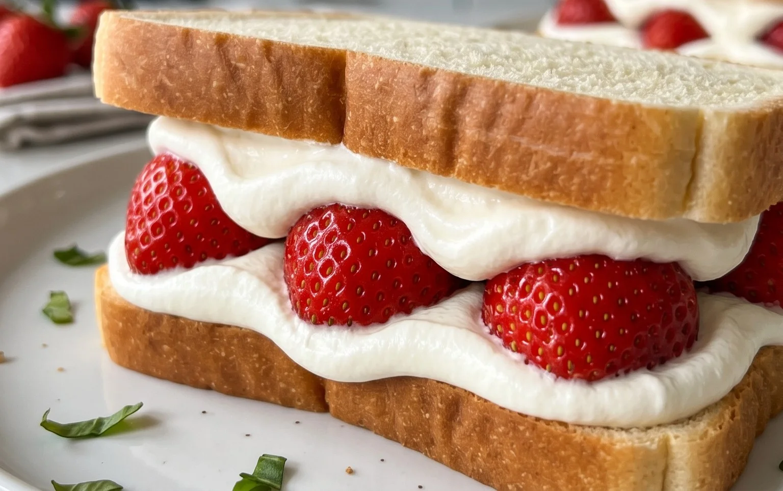 4-ingredient Strawberry Sando