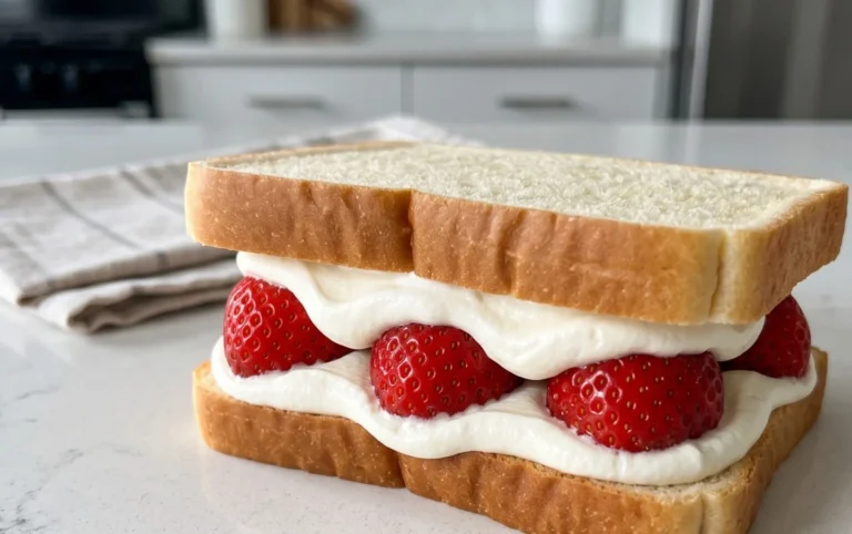 4-ingredient Strawberry Sando