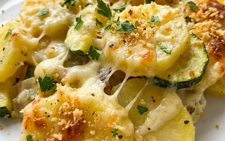 Kartoffel-Zucchini-Auflauf – so cremig & lecker