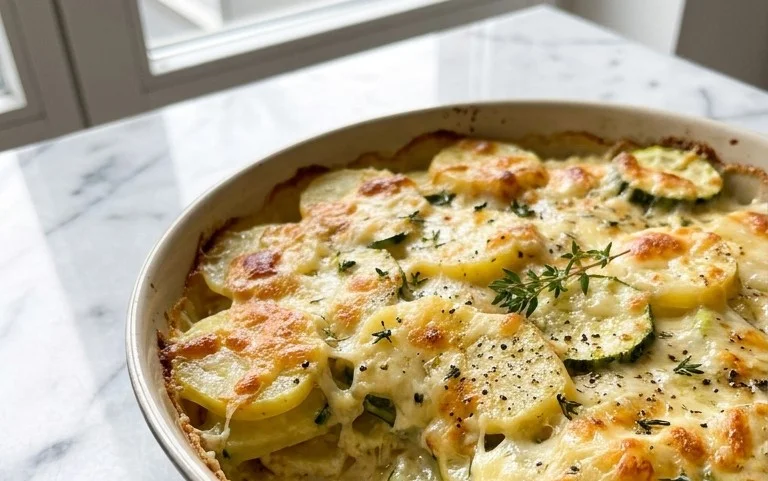 Kartoffel-Zucchini-Auflauf – so cremig & lecker