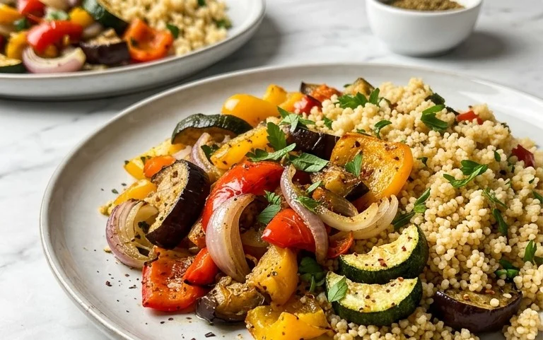 Röstgemüse Couscous für Geschmacksexplosion